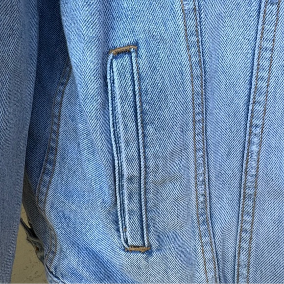 Levis Trucker Blue Denim Jacket Sz M - Picture 7 of 16